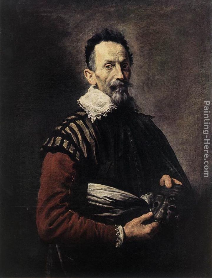Portrait of an Actor painting - Domenico Feti Portrait of an Actor art painting